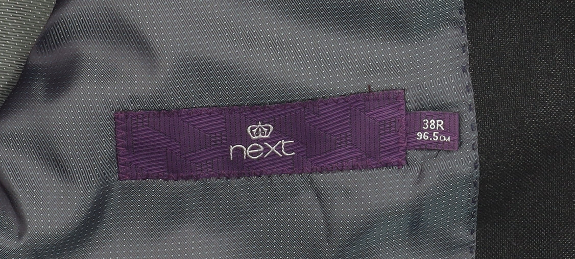 Mens UK Size 38 NEXT Regular Black Suit Jacket