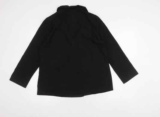Dorothy Perkins Black Women's Blazer, Shawl Lapel, UK 14, Elegant