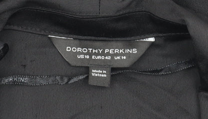 Dorothy Perkins Black Women's Blazer, Shawl Lapel, UK 14, Elegant