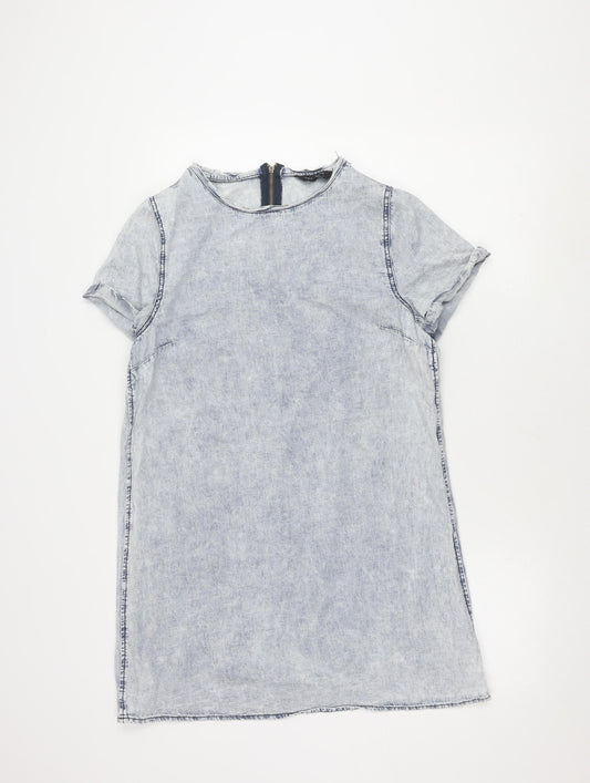 New Look Women's Grey Cotton Dress Size 16