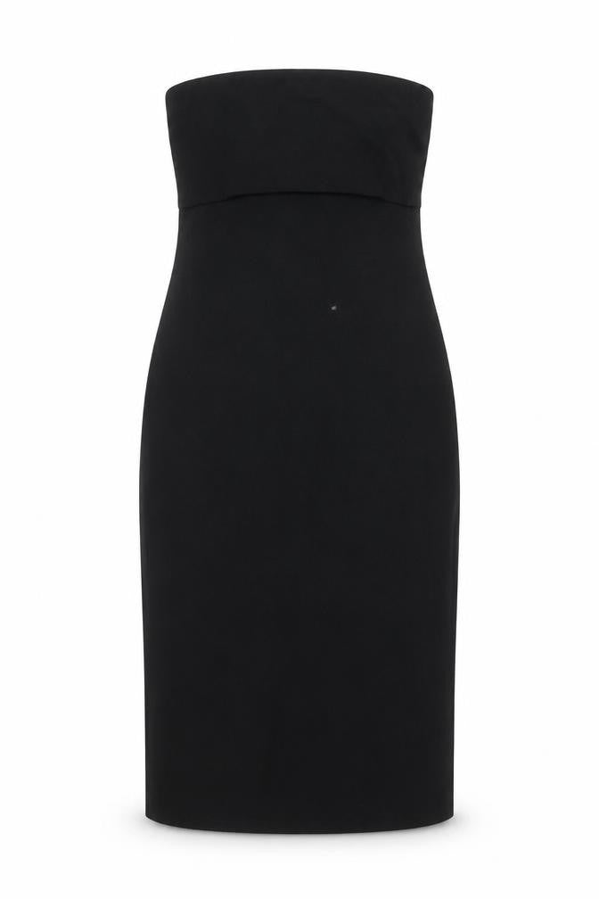 Marks and Spencer Women's Black Midi Dress Size 12