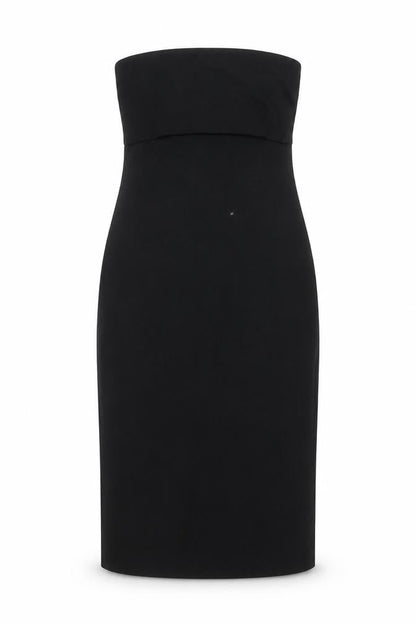 Marks and Spencer Women's Black Midi Dress Size 12