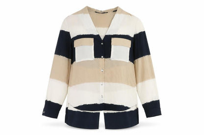 Womens UK Size M Zara Multicoloured Basic Button-Up