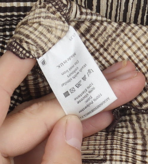 Womens UK Size 20 Bonmarché Beige Basic Blouse