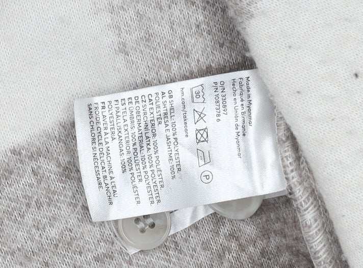 Womens UK Size M H&M Grey Basic Jacket