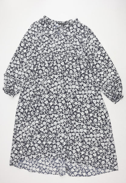 Evans Women's Multicoloured Floral Dress Size 22