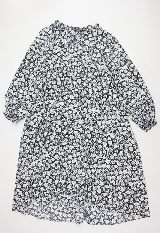 Evans Women's Multicoloured Floral Dress Size 22
