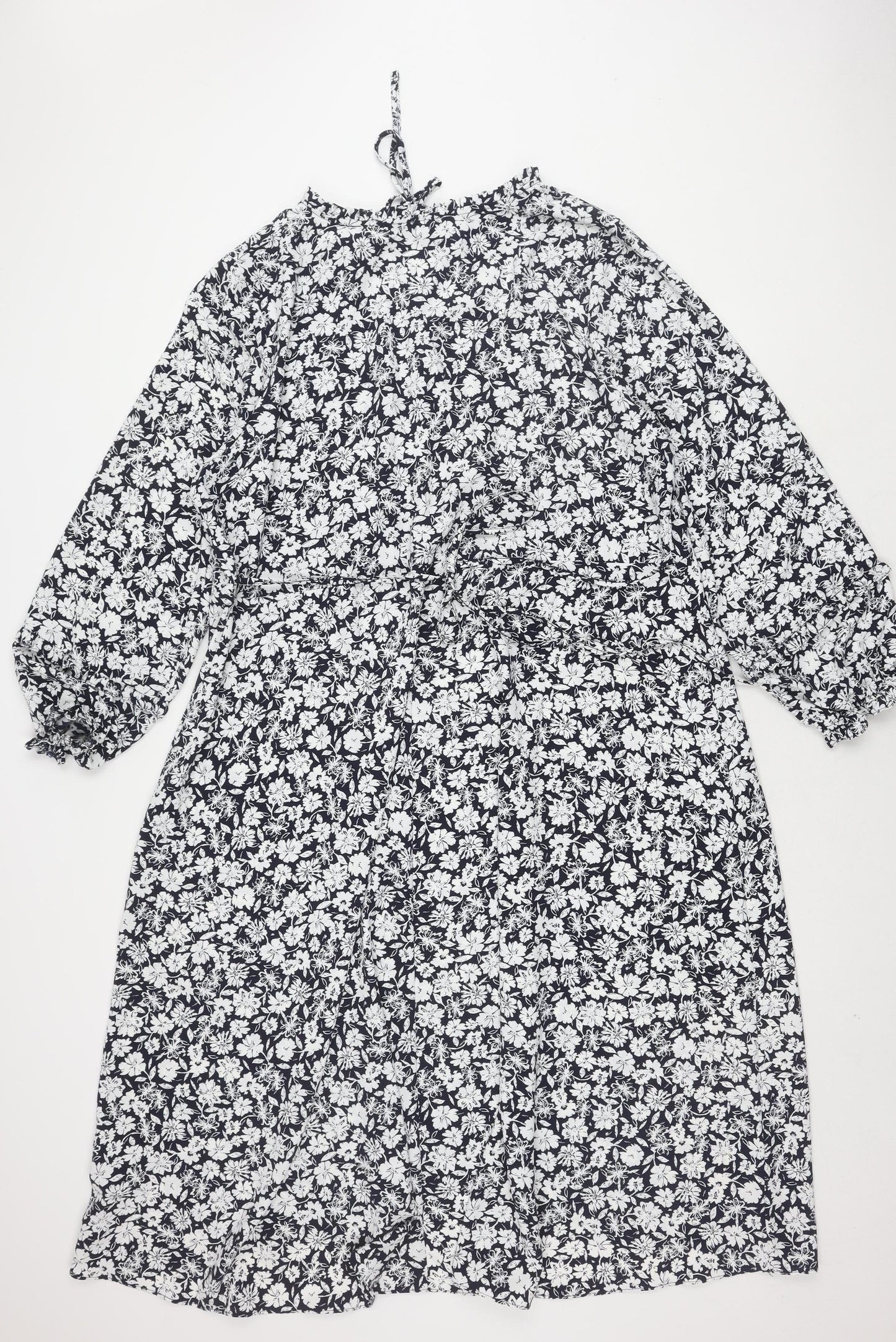 Evans Women's Multicoloured Floral Dress Size 22