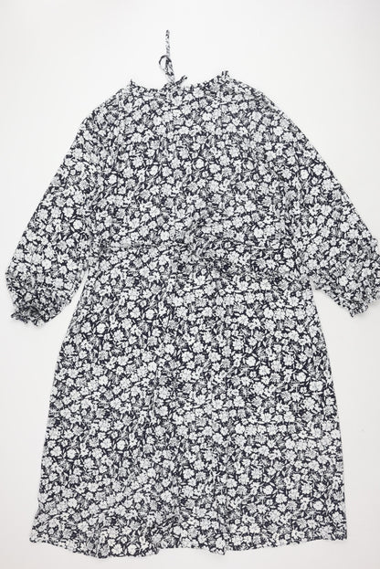 Evans Women's Multicoloured Floral Dress Size 22