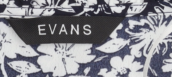 Evans Women's Multicoloured Floral Dress Size 22