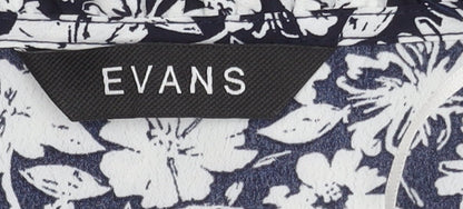 Evans Women's Multicoloured Floral Dress Size 22