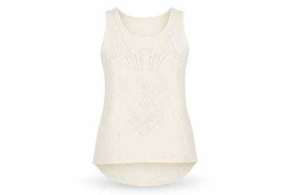 Womens UK Size 8 NEXT Ivory Basic Tank