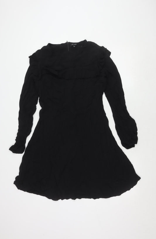 New Look Women's Black Dress, Size 12, Long Sleeve