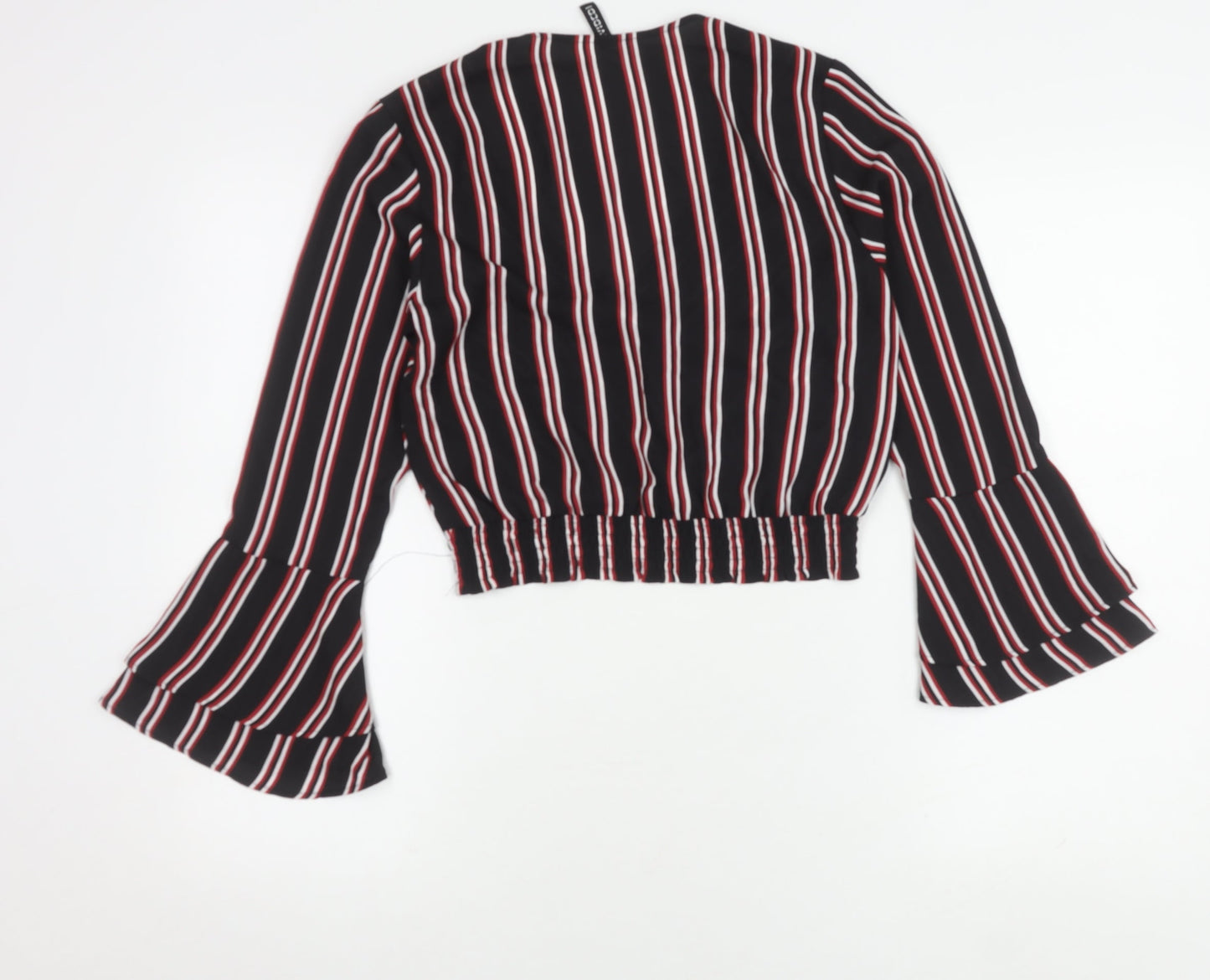 Womens UK Size 6 H&M Multicoloured Wrap Blouse