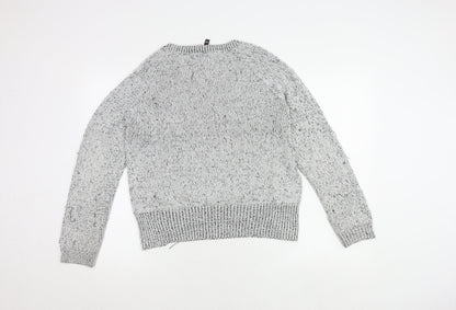 Womens UK Size M H&M Black Pullover Jumper
