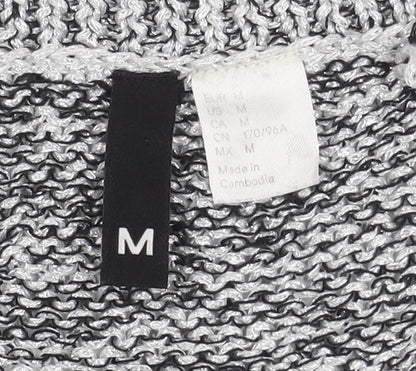 Womens UK Size M H&M Black Pullover Jumper