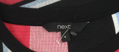 Next Women's Multicoloured Striped Dress Size 6