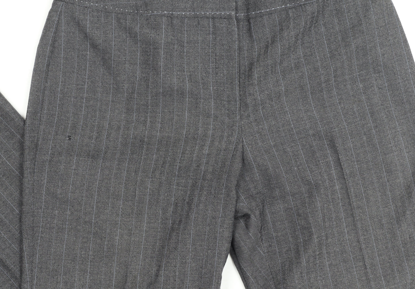 Womens UK Size 14 NEXT Regular Fit Dress Pants Grey Trousers