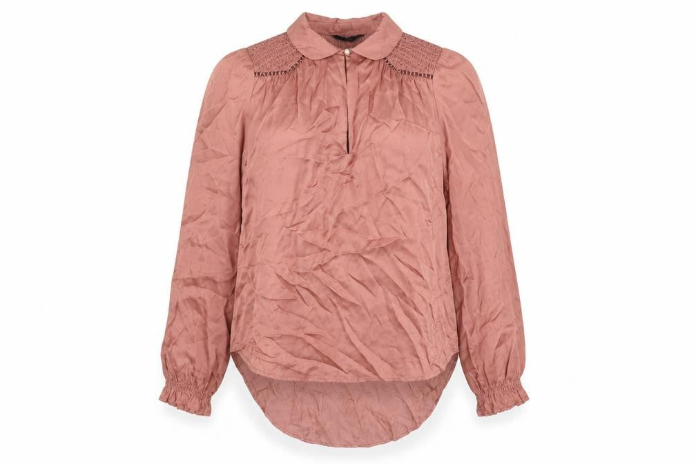 Womens UK Size 10 NEXT Pink Basic Blouse