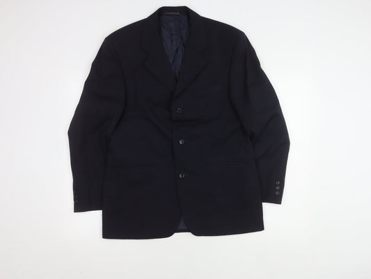 Mens UK Size 38 Burton Regular Blue Suit Jacket