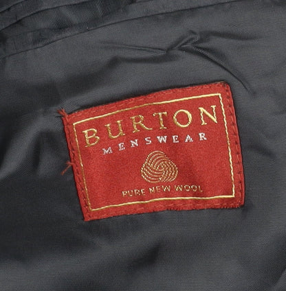 Mens UK Size 38 Burton Regular Blue Suit Jacket