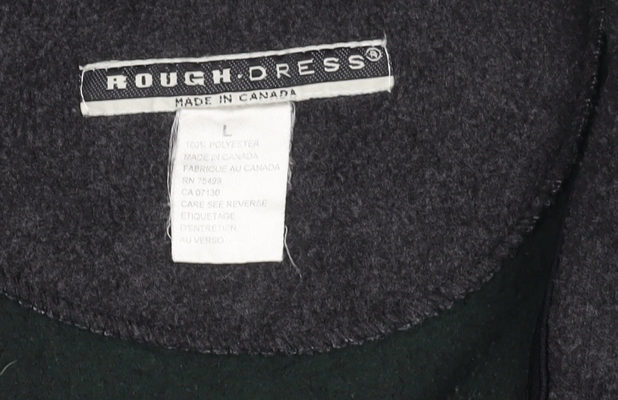 Mens UK Size L ROUGHDRESS Grey Basic Jacket