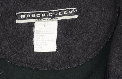 Mens UK Size L ROUGHDRESS Grey Basic Jacket