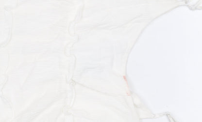 Marks and Spencer Girls Ivory Lace Sleeveless Dress 10-11 Years
