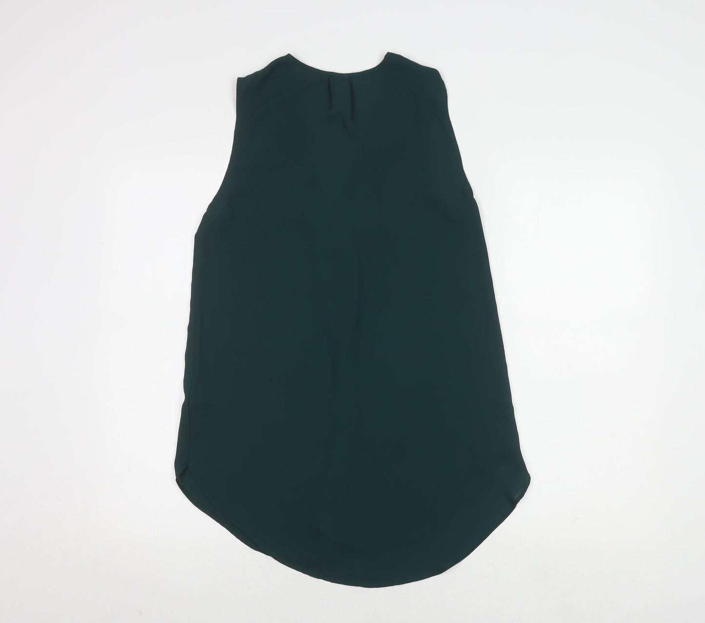 Womens UK Size 6 H&M Green Tunic Blouse