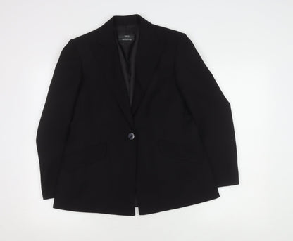Marks and Spencer Women's Black Blazer, Size 12 Petite