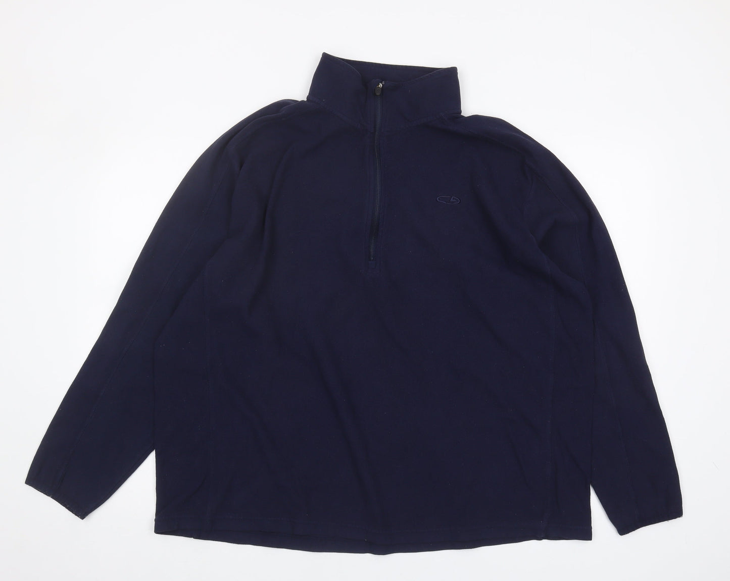 Mens UK Size 2XL Champion Blue Full Zip Sweatshirt