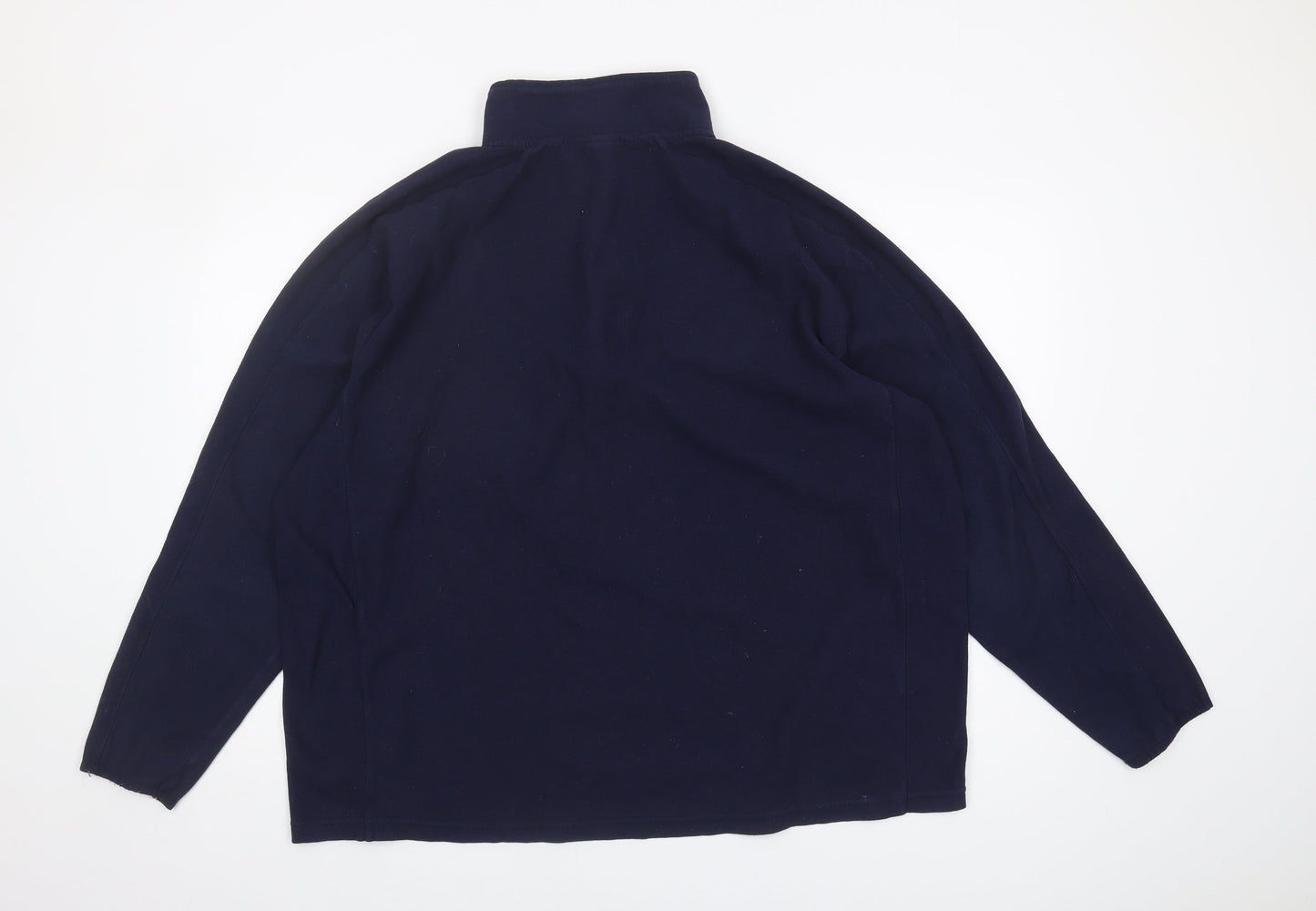 Mens UK Size 2XL Champion Blue Full Zip Sweatshirt