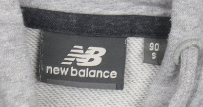 Mens UK Size S New Balance Grey Full Zip Hoodie