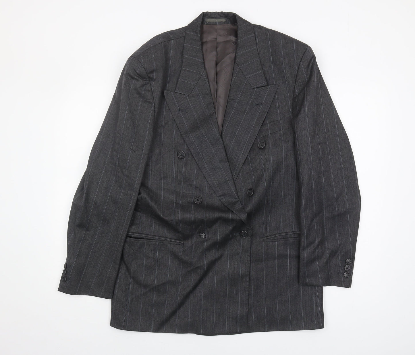 Mens UK Size 38 HUGO BOSS Regular Grey Suit Jacket
