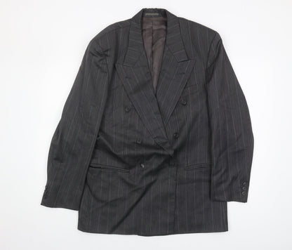 Mens UK Size 38 HUGO BOSS Regular Grey Suit Jacket