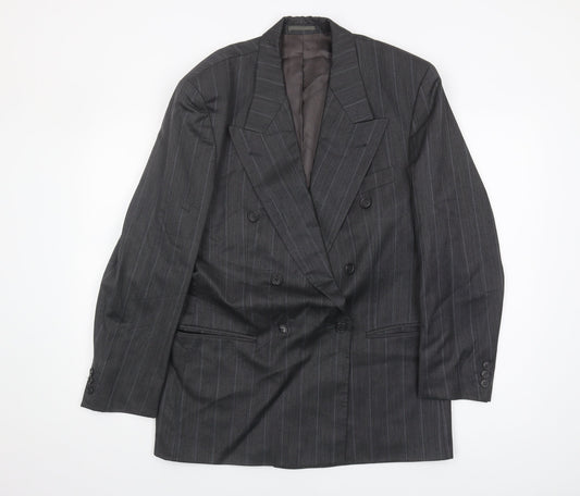 Mens UK Size 38 HUGO BOSS Regular Grey Suit Jacket