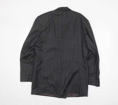 Mens UK Size 38 HUGO BOSS Regular Grey Suit Jacket