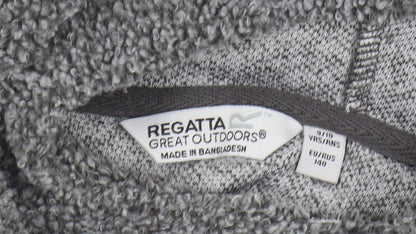 Regatta Boys Grey Pullover Hoodie Fleece 9-10 Years