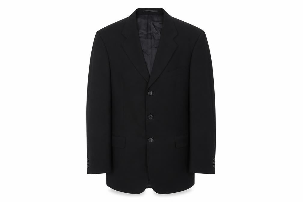 Mens UK Size 40 Pierre Cardin Regular Black Suit Jacket