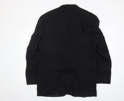 Mens UK Size 40 Pierre Cardin Regular Black Suit Jacket