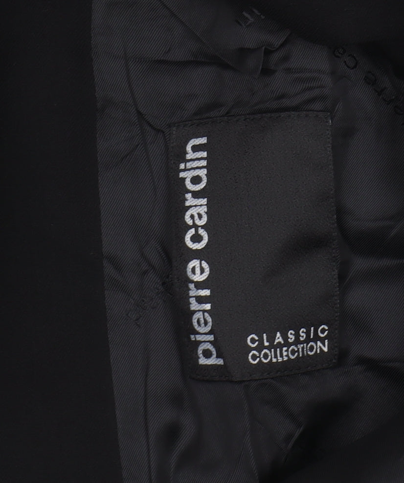Mens UK Size 40 Pierre Cardin Regular Black Suit Jacket