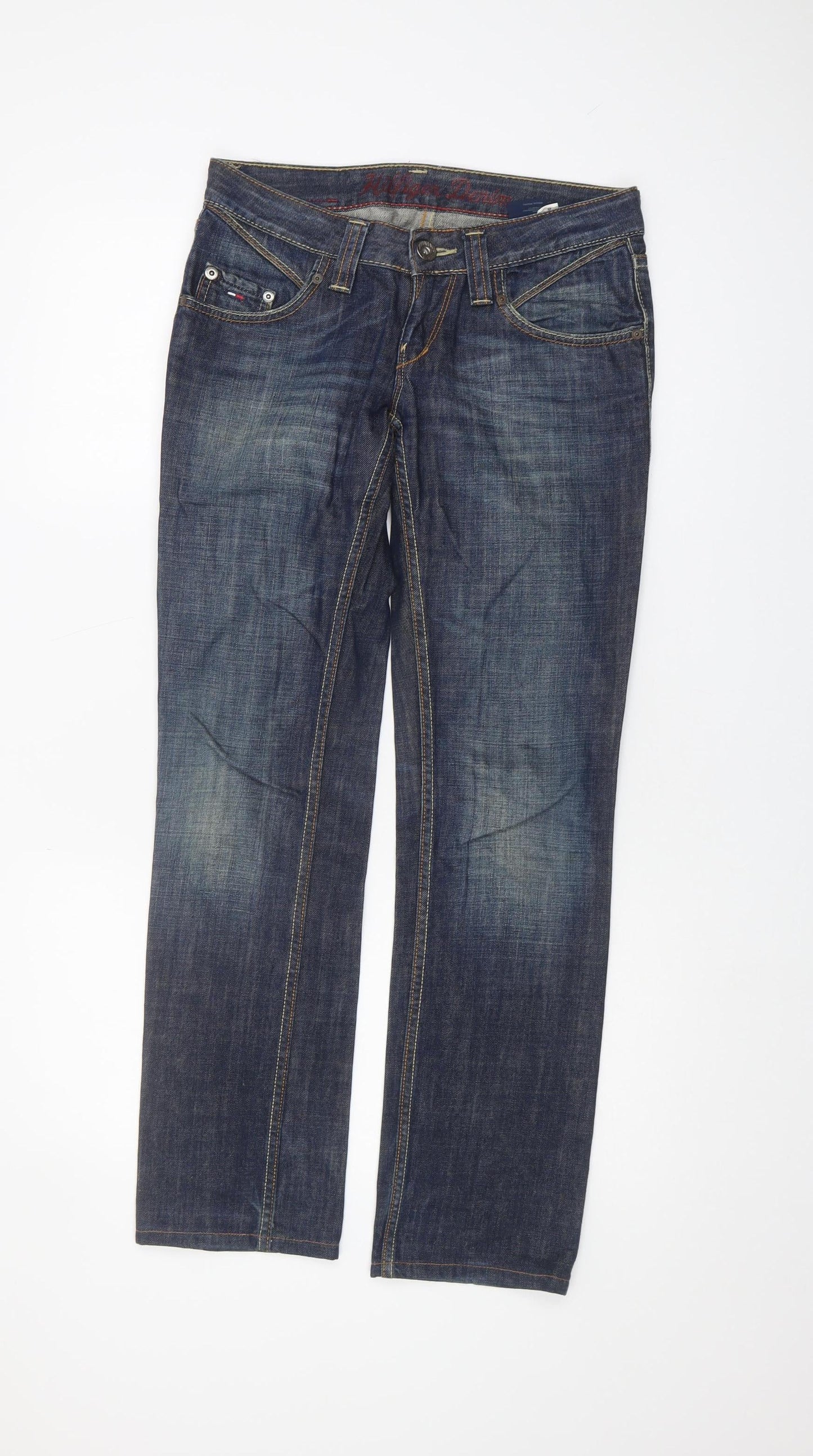 Womens UK Size 8 Tommy Hilfiger  Straight Blue Jeans