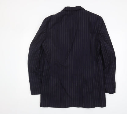 Mens UK Size 39 T.M.Lewin Regular Blue Suit Jacket