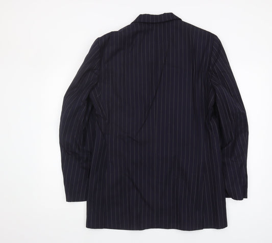 Mens UK Size 39 T.M.Lewin Regular Blue Suit Jacket