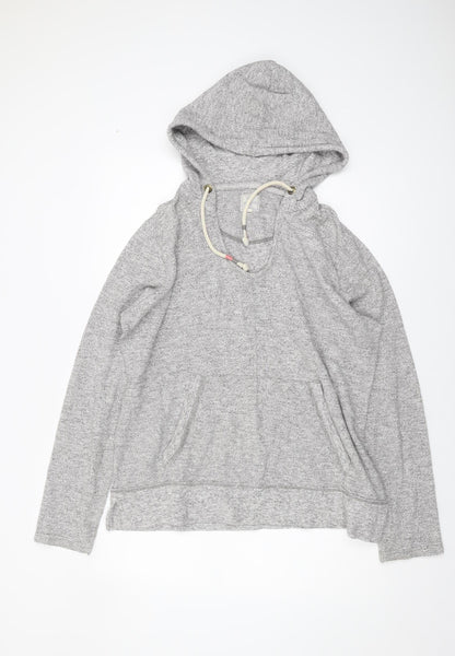 Womens UK Size 14 Fat Face Grey Pullover Hoodie