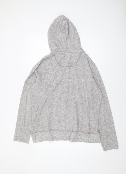Womens UK Size 14 Fat Face Grey Pullover Hoodie