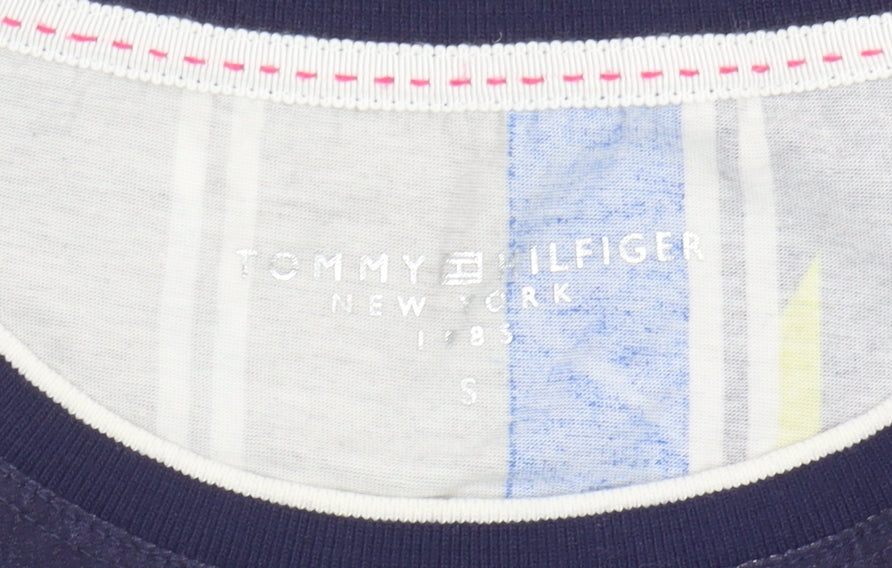 Womens UK Size S Tommy Hilfiger Multicoloured Basic T-Shirt