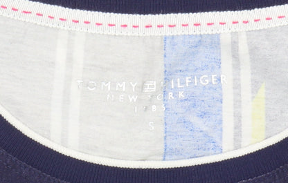 Womens UK Size S Tommy Hilfiger Multicoloured Basic T-Shirt
