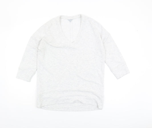 Womens UK Size XS Jigsaw White Basic T-Shirt