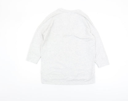 Womens UK Size XS Jigsaw White Basic T-Shirt